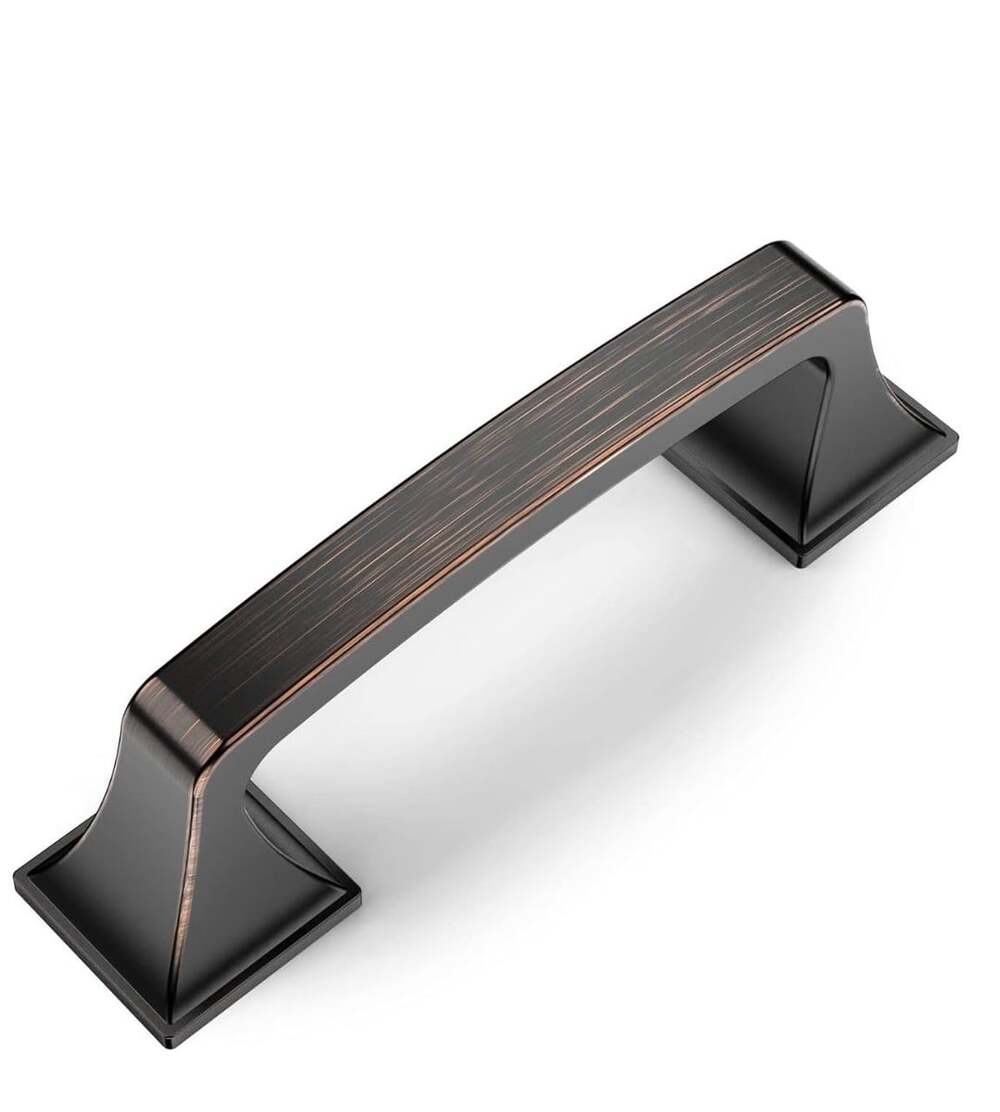Amerdeco Oil Rubbed Bronze Cabinet Pulls 3 Inch Hole Center 9 Pack